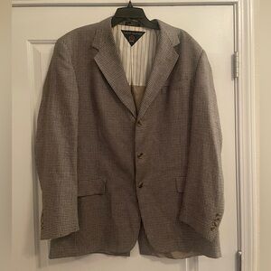 Vintage Tommy Hilfiger Blazer Mens Houndstooth Lined Sports Coat Suit Jacket